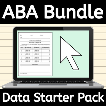 Preview of Starter Pack: Editable Data Sheets for ABA Therapy with Collection Forms + More