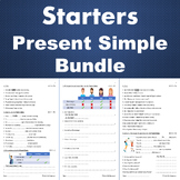 Starters - Present Simple - Quizzes - BrE & AmE - Bundle