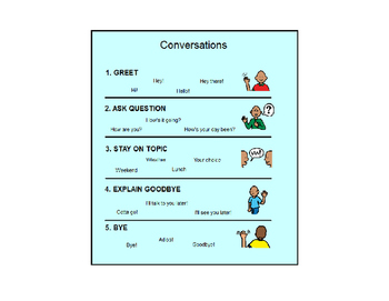 Preview of Starting Conversations for Older Students with Autism