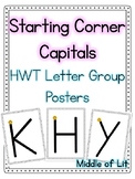 Starting Corner Capitals Posters- Handwriting Without Tears Style