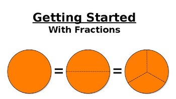 Preview of Starting Fractions