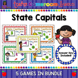 State Capitals Bundle Distance Learning