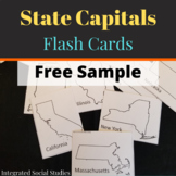 State Capitals Flash Cards Free Sample