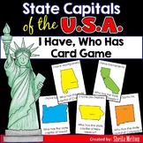 State Capitals of the USA "I Have, Who Has..." Card Game