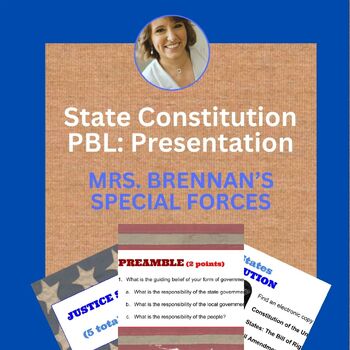 Preview of State Constitution PBL Unit Presentation