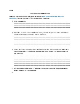 Icivics Anatomy Of The Constitution Answer Key