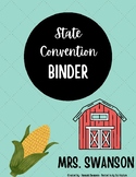 Editable State Convention Binder for FFA Advisors