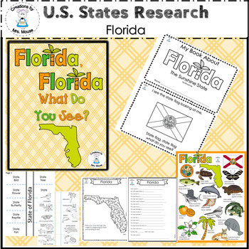 Preview of State Facts and Research - Florida, Florida What Do You See?