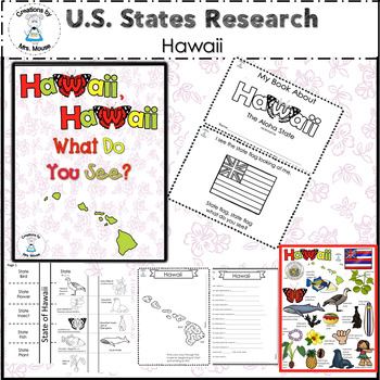 Preview of State Facts and Research - Hawaii, Hawaii What Do You See?
