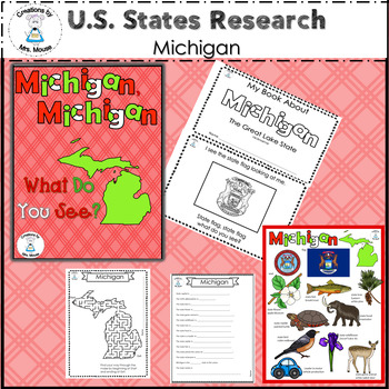 Preview of State Facts and Research - Michigan, Michigan What Do You See?