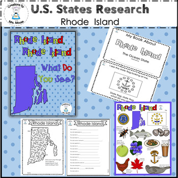 Preview of State Facts and Research - Rhode Island, Rhode Island What Do You See?