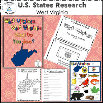 Preview of State Facts and Research - West Virginia, West Virginia What Do You See?