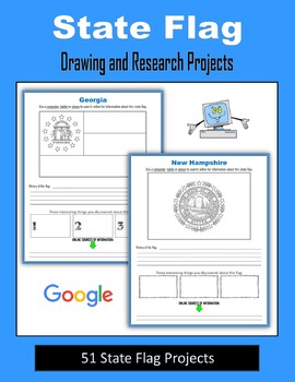 Preview of State Flags Drawing and Research Projects