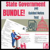State Government Full Unit BUNDLE! PowerPoint Guided Notes