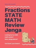 State Math Test Review: Fractions with Jenga 