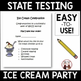 Standardized State Test Ice Cream Party Activity