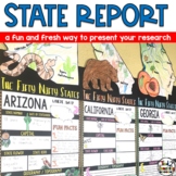 State Research Project & State Report with BONUS LAPBOOK