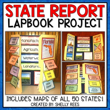 Preview of State Report | A State Research Project for ANY U.S. State! | 50 States