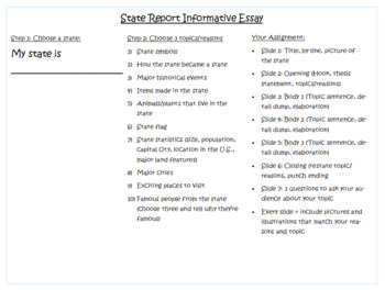 Preview of State Report Notes - Hard Copy