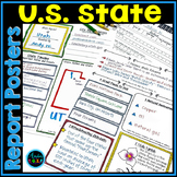 State Report Poster (template) for Intermediate Grades