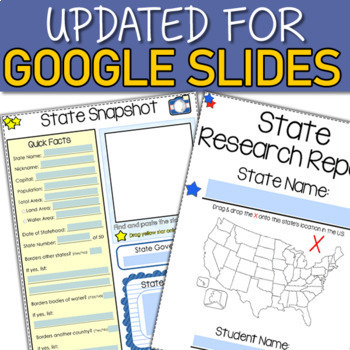 State Report (editable) by SunnyDaze | Teachers Pay Teachers