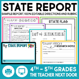State Report Editable Template - Informational Report Writ