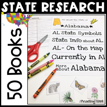 Preview of United States Research - A State Book for ALL the U.S. States