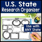 State Research Organizer | State Graphic Organizer | Use w