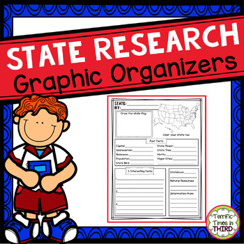 Preview of State Research Graphic Organizers