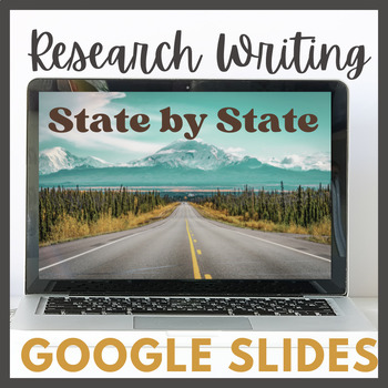 Preview of State Research Project Digital Google Slides! Good for all 50 States!