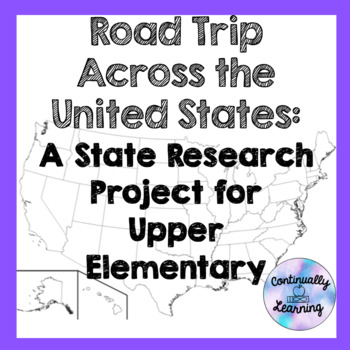 Preview of State Research Project for Upper Elementary