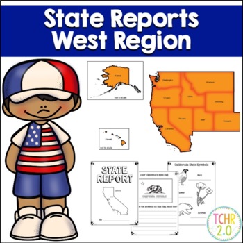 Preview of West Region State Research Bundle