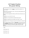 State Standardized Testing Practice for WRITING