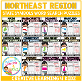 State Symbols Word Search Puzzles Northeast Region of the 