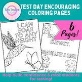 Testing Day Motivation Coloring Pages to Encourage Student