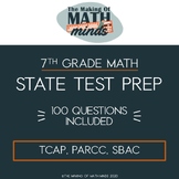 State Test Prep Questions | 7th Grade Math Review for PARC