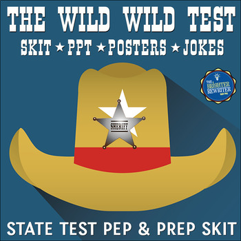 Preview of State Test Prep Cowboys Skit