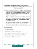 10 State Test Writing Prompts, Grades 4-6, in Test Format