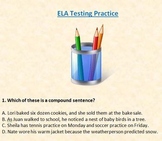 State Testing ELA Review with Pre Test and Practice 6th, 7