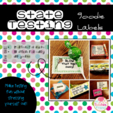 State Testing Goodie Labels