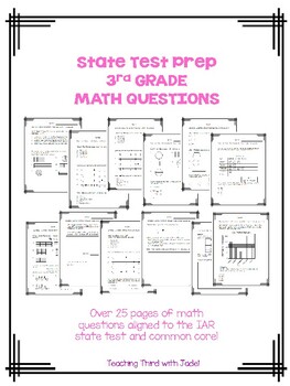 Preview of State Testing Math Prep-3rd grade