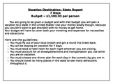 State Vacation Travel Project