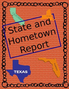 Preview of State and Hometown Research Worksheets