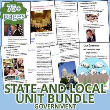 Preview of State and Local Government Unit Bundle (Government)