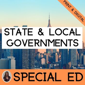 Preview of State and Local Government for Special Education PRINT AND DIGITAL