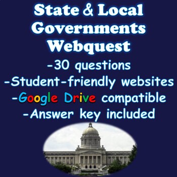 Preview of State and Local Governments Webquest