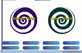 State and action verbs vortex smart board activity