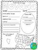 State by State Learn the USA THE BUNDLE Worksheets by Hugo's Corner