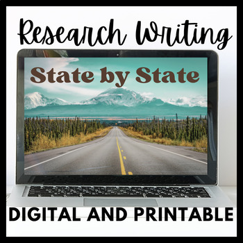 Preview of State by State Student Research Project: Google Slides and Printable Bundle!