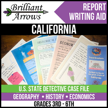 Preview of California State Detective Case File: Geography, History, and Economics
